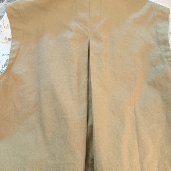 Hill House The Clarisse Jacket in Khaki Canvas - Picture 6 of 8